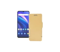Купить - чехол для смартфона  Чехол-книга из экокожи для телефона Cubot P80 Бежевый