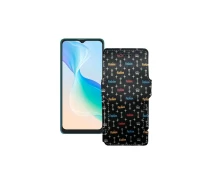 Купить - чехол для смартфона  Чехол-книга из экокожи для телефона Blackview Oscal C30 Pro Фэшн черный