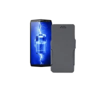 Купить - чехол для смартфона  Чехол-книга из экокожи для телефона Blackview P10000 Pro Серый