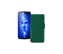 Купить - чехол для смартфона  Чехол-книга из экокожи для телефона Blackview P10000 Pro Темно-зеленый