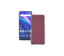 Купить - чехол для смартфона  Чехол-флип из экокожи для телефона Cubot P80 Бордовый