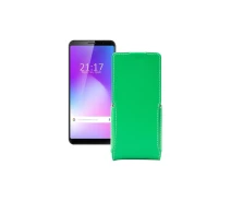Купить - чехол для смартфона  Чехол-флип из экокожи для телефона Cubot Power Зеленый