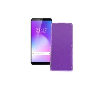 Купить - чехол для смартфона  Чехол-флип из экокожи для телефона Cubot Power Фиолетовый