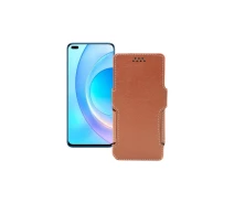 Купить - чехол для смартфона  Чехол-книга из экокожи для телефона Honor 50 Lite Коричневый