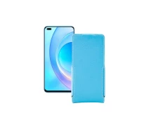Купить - чехол для смартфона  Чехол-флип из экокожи для телефона Honor 50 Lite Голубой