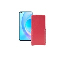 Купить - чехол для смартфона  Чехол-флип из экокожи для телефона Honor 50 Lite Красный