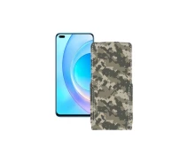 Купить - чехол для смартфона  Чехол-флип из экокожи для телефона Honor 50 Lite Хаки-зеленый