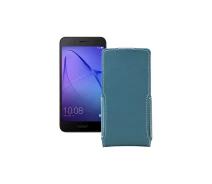 Купить - чехол для смартфона  Чехол-флип из экокожи для телефона Honor 6A Pro Тм. Бирюзовый