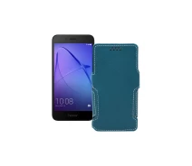 Купить - чехол для смартфона  Чехол-книга из экокожи для телефона Honor 6A Pro Тм. Бирюзовый