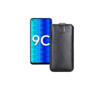 Купить - чехол для смартфона  Вытяжка из кожи для телефона Honor 9c Черный