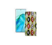 Купить - чехол для смартфона  Чехол-флип из экокожи для телефона Honor X9a Камни-цветные