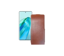 Купить - чехол для смартфона  Чехол-флип из экокожи для телефона Honor X9a Коричневый