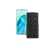 Купить - чехол для смартфона  Чехол-флип из экокожи для телефона Honor X9a Черный ромб