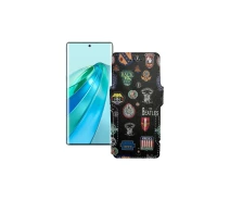 Купить - чехол для смартфона  Чехол-книга из экокожи для телефона Honor X9a Битлз