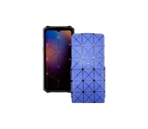 Купить - чехол для смартфона  Чехол-флип из экокожи для телефона Hotwav Cyber ​​13 Pro Синий ромб