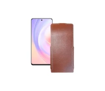 Купить - чехол для смартфона  Чехол-флип из экокожи для телефона Honor X40i Коричневый