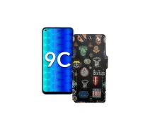 Купить - чехол для смартфона  Чехол-книга из экокожи для телефона Honor 9c Битлз