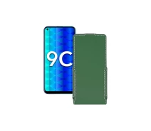 Купить - чехол для смартфона  Чехол-флип из экокожи для телефона Honor 9c Темно-зеленый