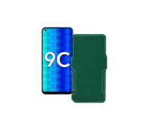 Купить - чехол для смартфона  Чехол-книга из экокожи для телефона Honor 9c Темно-зеленый