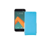 Купить - чехол для смартфона  Чехол-флип из экокожи для телефона HTC 10 Голубой