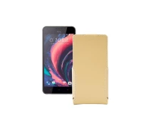 Купить - чехол для смартфона  Чехол-флип из экокожи для телефона HTC Desire 10 pro Бежевый
