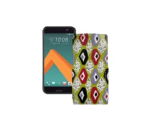 Купить - чехол для смартфона  Чехол-флип из экокожи для телефона HTC 10 Камни-цветные