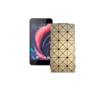 Купить - чехол для смартфона  Чехол-флип из экокожи для телефона HTC Desire 10 pro Золотой ромб