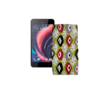 Купить - чехол для смартфона  Чехол-флип из экокожи для телефона HTC Desire 10 pro Камни-цветные
