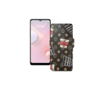 Купить - чехол для смартфона  Чехол-книга из экокожи для телефона HTC Desire 20 Plus Луи-Витон-коричневый