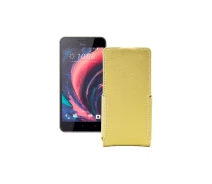 Купить - чехол для смартфона  Чехол-флип из экокожи для телефона HTC Desire 10 pro Золотой