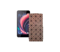 Купить - чехол для смартфона  Чехол-флип из экокожи для телефона HTC Desire 10 pro Коричневый ромб