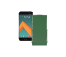 Купить - чехол для смартфона  Чехол-флип из экокожи для телефона HTC 10 Темно-зеленый