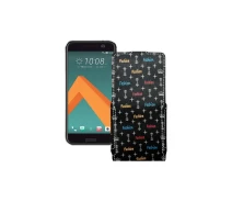 Купить - чехол для смартфона  Чехол-флип из экокожи для телефона HTC 10 Фэшн черный