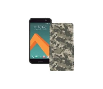 Купить - чехол для смартфона  Чехол-флип из экокожи для телефона HTC 10 Хаки-зеленый