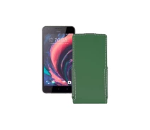Купить - чехол для смартфона  Чехол-флип из экокожи для телефона HTC Desire 10 pro Темно-зеленый