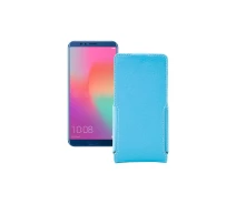 Купить - чехол для смартфона  Чехол-флип из экокожи для телефона Honor View 10 Голубой