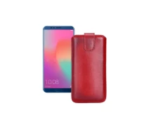Купить - чехол для смартфона  Вытяжка из экокожи для телефона Honor View 10 Красный