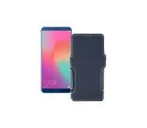 Купить - чехол для смартфона  Чехол-книга из экокожи для телефона Honor View 10 Черный глянец