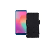 Купить - чехол для смартфона  Чехол-книга из экокожи для телефона Honor View 10 Черный ромб