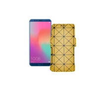 Купить - чехол для смартфона  Чехол-книга из экокожи для телефона Honor View 10 Золотой ромб