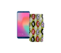 Купить - чехол для смартфона  Чехол-книга из экокожи для телефона Honor View 10 Камни-цветные