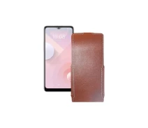 Купить - чехол для смартфона  Чехол-флип из экокожи для телефона HTC Desire 20 Plus Коричневый