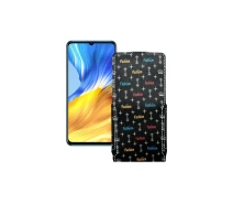 Купить - чехол для смартфона  Чехол-флип из экокожи для телефона Honor X10 Max 5G Фэшн черный