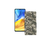 Купить - чехол для смартфона  Чехол-флип из экокожи для телефона Honor X10 Max 5G Хаки-зеленый