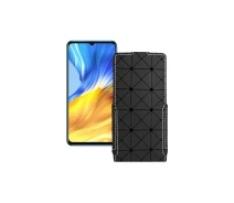 Купить - чехол для смартфона  Чехол-флип из экокожи для телефона Honor X10 Max 5G Черный ромб