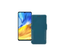 Купить - чехол для смартфона  Чехол-книга из экокожи для телефона Honor X10 Max 5G Тм. Бирюзовый