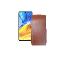 Купить - чехол для смартфона  Чехол-флип из экокожи для телефона Honor X10 Max 5G Коричневый