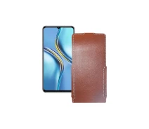 Купить - чехол для смартфона  Чехол-флип из экокожи для телефона Honor X30 Max Коричневый