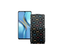 Купить - чехол для смартфона  Чехол-флип из экокожи для телефона Honor X30 Max Фэшн черный