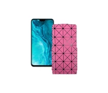 Купить - чехол для смартфона  Чехол-флип из экокожи для телефона Honor 9x Lite Розовый ромб